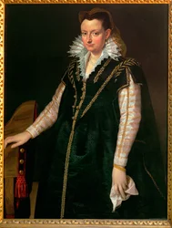 Eleonora af Toledo, hustru til Cosimo I Medici (maleri på poppeltræ)