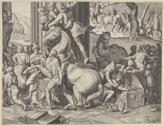 Tilbedelse af Magi (nederste højre del)