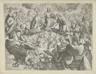 Sankt Justina af Padovas martyrium (øverste halvdel)