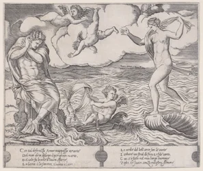 Eros i havet, ca. 1514-36.