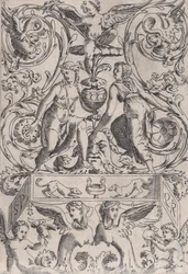 Ornamental panel, ca. 1514-36.