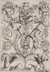 Ornamental panel, ca. 1514-36.