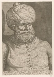 Portræt af admiral Khair ad-Din Barbarossa
