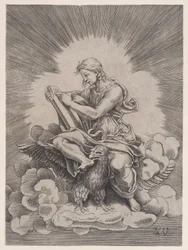 Sankt Johannes, dateret 1518.