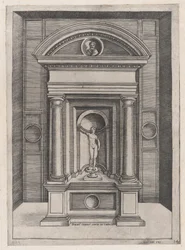 Spejl af romersk storslåethed: Jupiters alter i det ældste tempel på C..., ca. 1514-36.