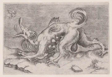 Dragen og bien, ca. 1514-36.