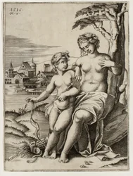 Venus såret af Amors Dart