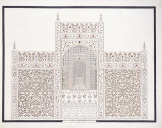 En del af Taj, ca. 1815