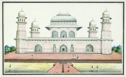 Itimad-Ud-Daulas grav, nær Agra, ca. 1830