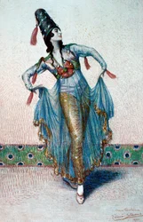Portræt af Anna Pavlova Russiandancer
