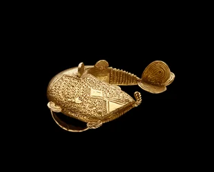 Ring, Ghana, ca. 1900 (guld)
