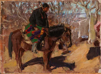 Amerikansk indian til hest