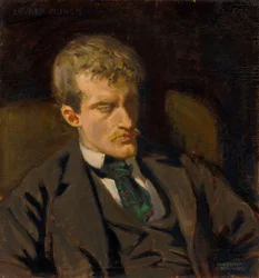 Portræt af Edvard Munch