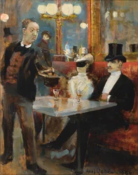 På en café i Paris