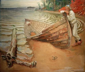 A.Gallen-Kallela, Grædebåden