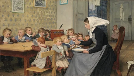 I vuggestuen I, 1890