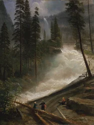 Nevada Falls, Yosemite, 1872 eller 1873