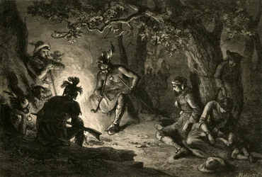 Fanger fra Wyoming Valley, 1877.
