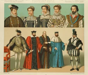 "Le Costume Historique" (The Complete Costume History) af Auguste Racinet, IV bind