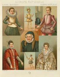 "Le Costume Historique" (The Complete Costume History) af Auguste Racinet, bind IV