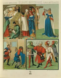 "Le Costume Historique" (The Complete Costume History) af Auguste Racinet, bind IV