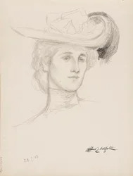 Kvinde med hat (Mme Flore Deschamps)