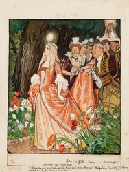 Illustration til Adalminas perle
