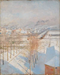 Paris i sneen