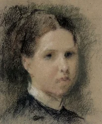 Portræt af Annie Edelfelt