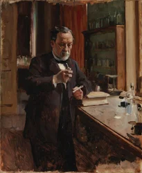 Portræt af Louis Pasteur, skitse
