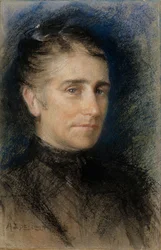 Portræt af fru Emilie Krohn