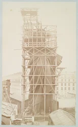 Samling af Frihedsgudinden, Paris, 1883