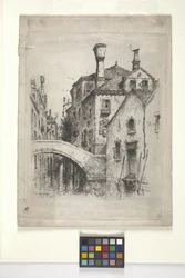 Rio Della Senza, Venedig (radering)