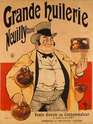 Stor oliemølle - Neuilly Seine, ca. 1895.