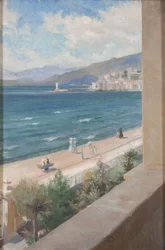 Fra mit vindue i Cannes, 1891