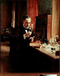 Portræt af Louis Pasteur