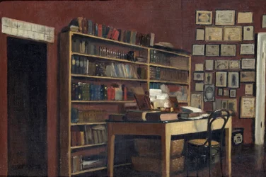 Hjørne af Sir Richard Burtons Study, 1889