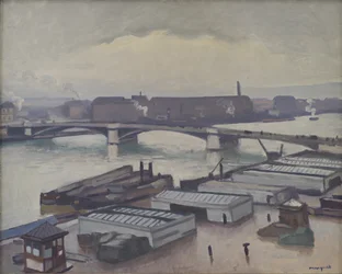 Quai de Paris ved Rouen. Regnvejr