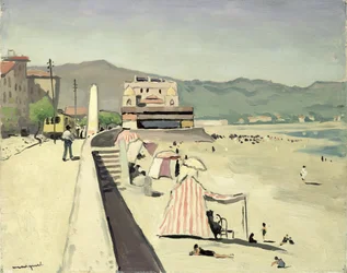 The Sands of Olonne (olie på panel)