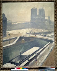 Udsigt til katedrale Notre Dame de Paris