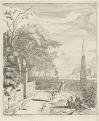 Landskab med en obelisk Landskaber (serietitel)