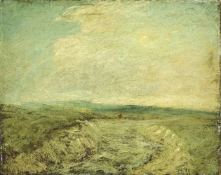 The Essex Canal, ca. 1896 (olie på lærred monteret om bord)