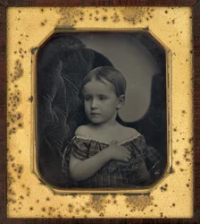 Portræt af et barn, ca. 1850 (foto)