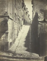 Rue des Grands Carmes, Udsigt taget fra Rue Ste. Martha, 1862.