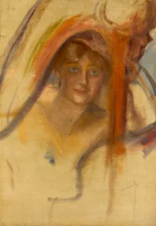 Studie for Femme a la Harpe, c.1902