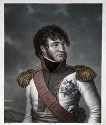 Portræt af Joachim Murat - Gregorius, Albert (1774-1853) - ca 1806 - Radering, akvarel - 48,5x38 - Privat samling