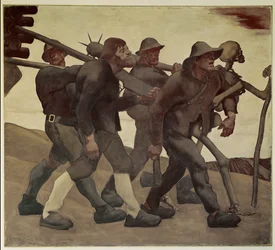 Danse Macabre fra 1809 (olie på lærred)