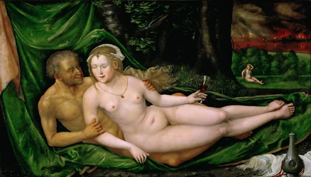 Lot og hans døtre, 1537
