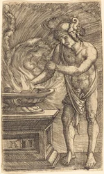 Mucius Scaevola brænder sin hånd