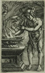 Mucius Scaevola brænder sin hånd